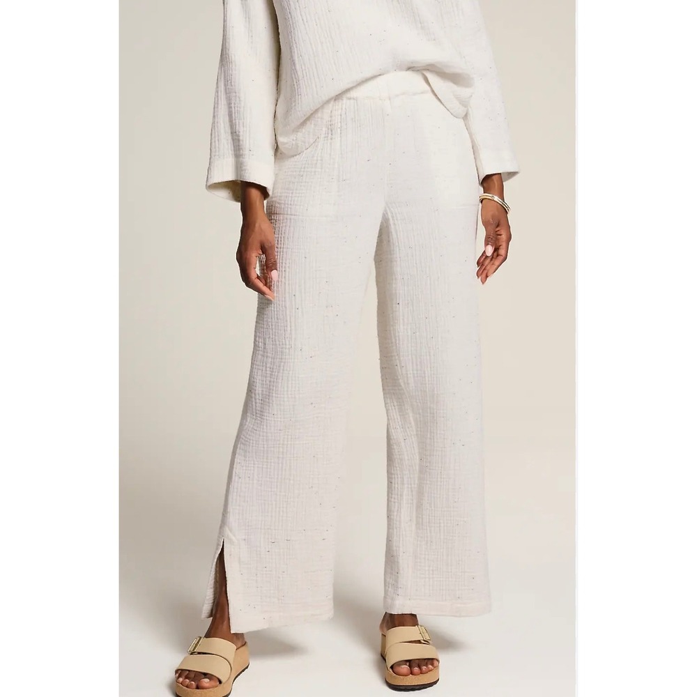 J. Jill Pure Jill Textured Cotton-Gauze Pants Women's Size XS